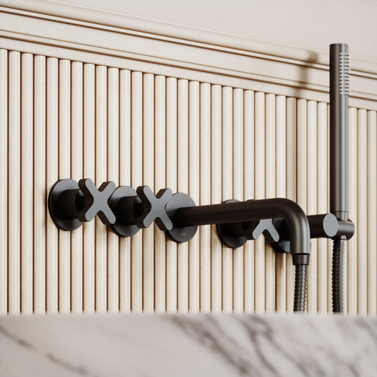 Vaso Arabescato Marble Freestanding Bath 1780mm