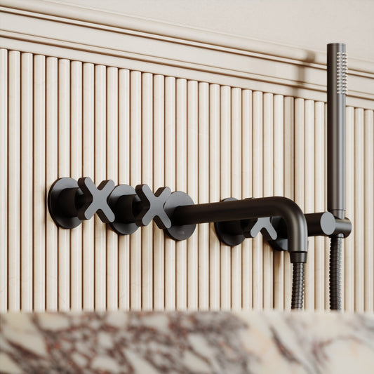 Vaso Calacatta Viola Marble Freestanding Bath 1780mm