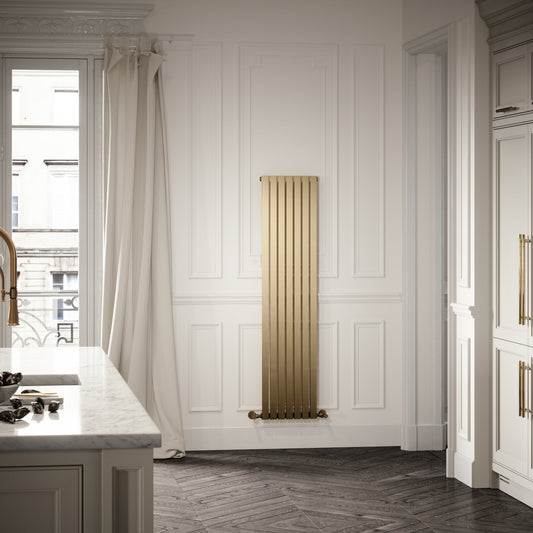 Velar Brushed Gold Designer Radiator