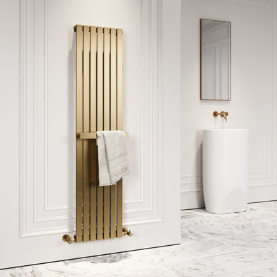 Velar Brushed Gold Designer Radiator