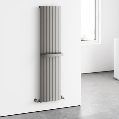 Velar Brushed Stainless Designer Radiator