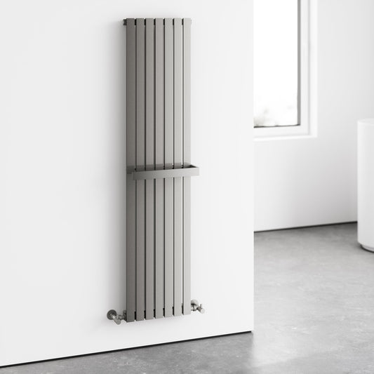 Velar Brushed Stainless Designer Radiator