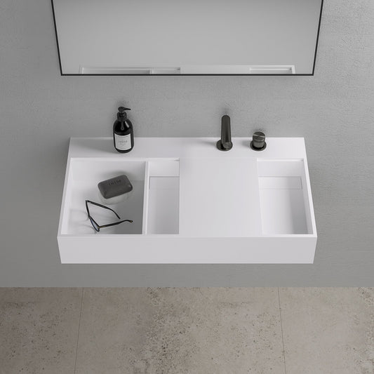 Veno Wall Hung Stone Basin 800mm