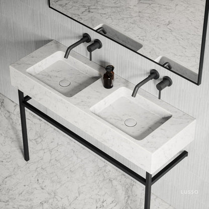 Vernante Carrara Marble Vanity Unit 1200mm