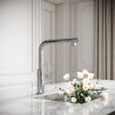 Vogue Chrome Pull Out Spray Swivel Kitchen Tap