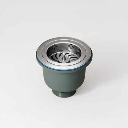 Windsor Brushed Stainless Kitchen Basket Strainer Waste Kit